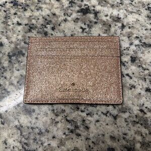 Kate Spade Sparkling Card Holder - Rose Gold
